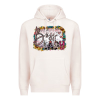 Pale Pink boss lady Premium Hoodie - SublimationCraftShop
