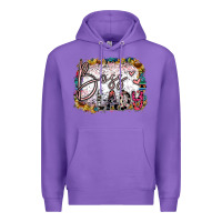 Purple boss lady Premium Hoodie - SublimationCraftShop