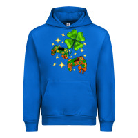 Cobalt St. Patrick's Day with game control and clover Urban Hoodie - Neo Western