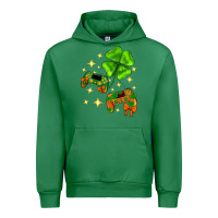 Emerald St. Patrick's Day with game control and clover Urban Hoodie - Neo Western