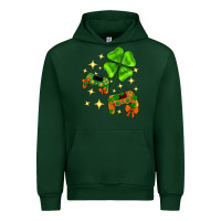 Forest Green St. Patrick's Day with game control and clover Urban Hoodie - Neo Western