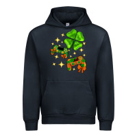 Navy St. Patrick's Day with game control and clover Urban Hoodie - Neo Western