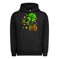 Pigment Black St. Patrick's Day with game control and clover Urban Hoodie - Neo Western