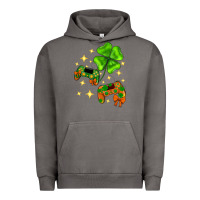 Pigment Tornado St. Patrick's Day with game control and clover Urban Hoodie - Neo Western