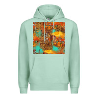 Seafoam western skeleton seamless pattern Premium Hoodie - HRA Design Shop