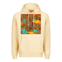 Pina Colada western skeleton seamless pattern Premium Hoodie - HRA Design Shop