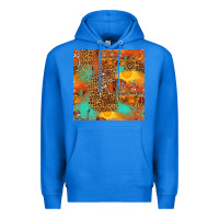 True Royal western skeleton seamless pattern Premium Hoodie - HRA Design Shop