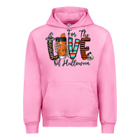 Fuchsia Pink for the love of halloween Urban Hoodie - CowhideDigitalArt