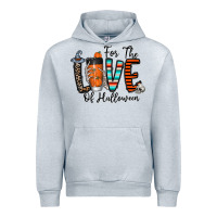 Heather Grey for the love of halloween Urban Hoodie - CowhideDigitalArt