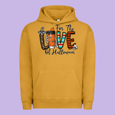 For The Love Of Halloween Urban Hoodie Designed By Cowhidedigitalart