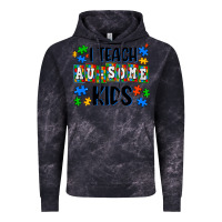 Cloud Black i teach ausome kids Vintage Hoodie - AdoDesignShop
