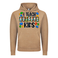 I Teach Ausome Kids Vintage Hoodie | Teevron