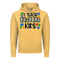 Vintage Mustard i teach ausome kids Vintage Hoodie - AdoDesignShop