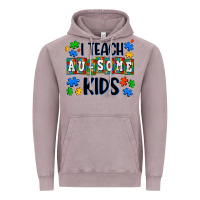 Vintage Zinc i teach ausome kids Vintage Hoodie - AdoDesignShop