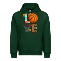 Forest Green western basketball love Urban Hoodie - HRA Design Shop