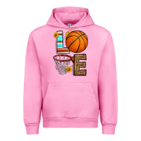 Fuchsia Pink western basketball love Urban Hoodie - HRA Design Shop