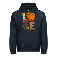 Navy western basketball love Urban Hoodie - HRA Design Shop