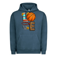 Pigment Midnight Navy western basketball love Urban Hoodie - HRA Design Shop