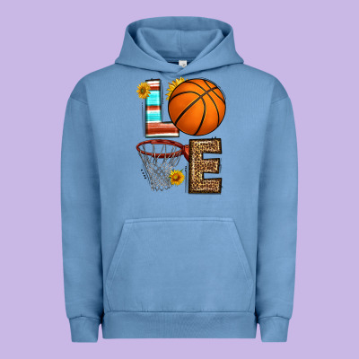 Western Basketball Love Urban Hoodie Designed By Hra Design Shop