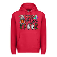 Cardinal too cute to spook Premium Hoodie - CowhideDigitalArt