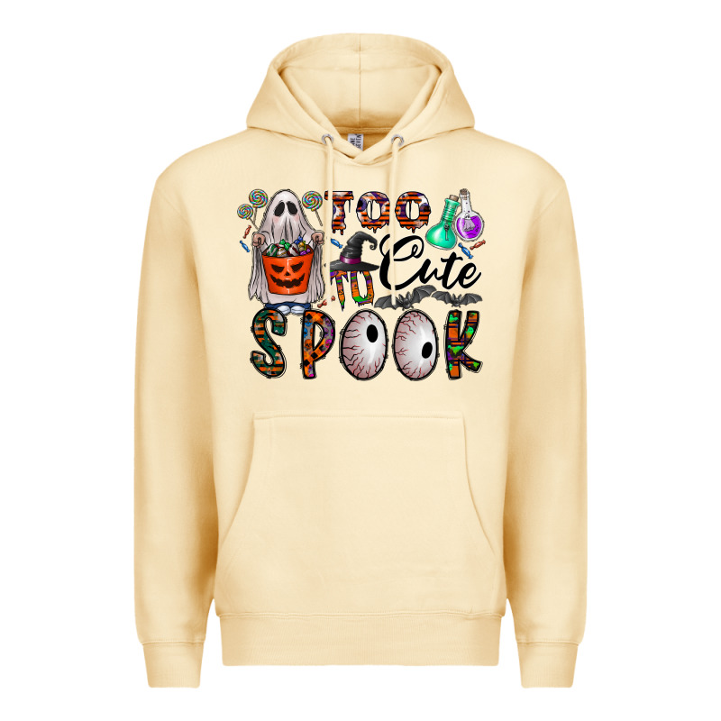 Too Cute To Spook Premium Hoodie by CowhideDigitalArt | Teevron