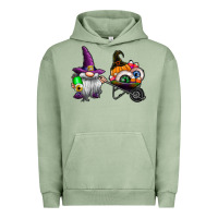 Pigment Oil Green halloween Urban Hoodie - CowhideDigitalArt