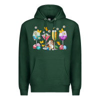 Sports Green Easter wine glasses Easter Day Premium Hoodie - Neo Western