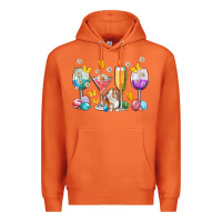 Carrot Easter wine glasses Easter Day Premium Hoodie - Neo Western