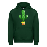 Forest Green mexican cactus Urban Hoodie - FaDigitalArtStudio