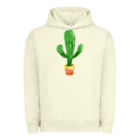 Pigment Pistachio mexican cactus Urban Hoodie - FaDigitalArtStudio