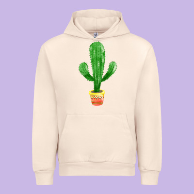 Mexican Cactus Urban Hoodie Designed By Fadigitalartstudio