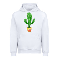 White mexican cactus Urban Hoodie - FaDigitalArtStudio