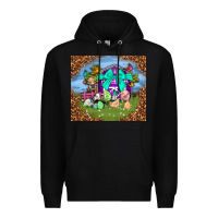 Black Farm animal easter tumbler Easter Day Premium Hoodie - Neo Western