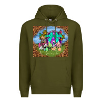 Army Green Farm animal easter tumbler Easter Day Premium Hoodie - Neo Western