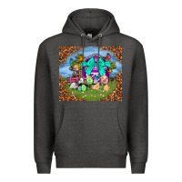 Charcoal Heather Farm animal easter tumbler Easter Day Premium Hoodie - Neo Western