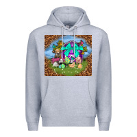 Heather Grey Farm animal easter tumbler Easter Day Premium Hoodie - Neo Western