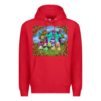 Red Farm animal easter tumbler Easter Day Premium Hoodie - Neo Western