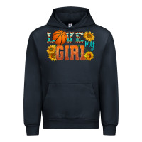 Navy love my girl basketball Urban Hoodie - HRA Design Shop