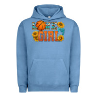 Pigment Pebble Blue love my girl basketball Urban Hoodie - HRA Design Shop