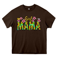Chocolate Brown Girl Mama Heavy Core Tee - CowhideDigitalArt