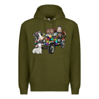 Army Green farm life Premium Hoodie - SublimationCraftShop