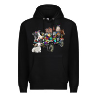 Black farm life Premium Hoodie - SublimationCraftShop