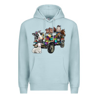Blue Mist farm life Premium Hoodie - SublimationCraftShop