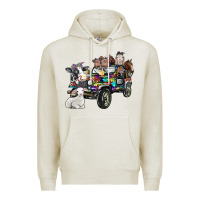 Oatmeal Heather farm life Premium Hoodie - SublimationCraftShop