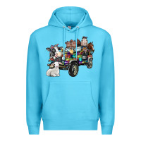 Ocean Blue farm life Premium Hoodie - SublimationCraftShop