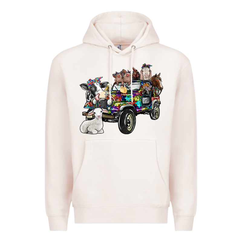 Farm Life Premium Hoodie by SublimationCraftShop | Teevron