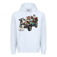 White farm life Premium Hoodie - SublimationCraftShop