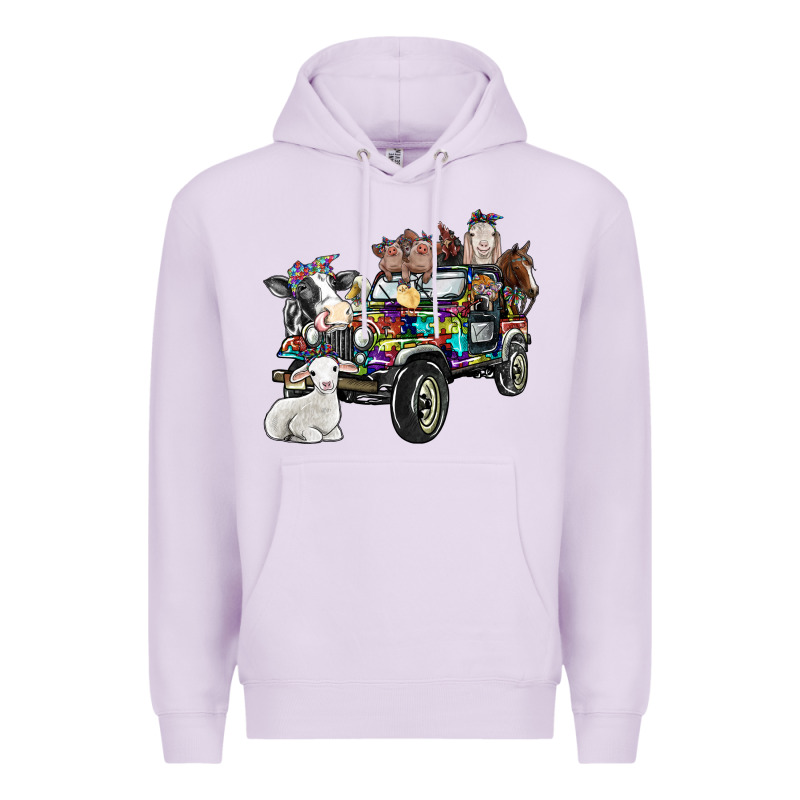 Farm Life Premium Hoodie by SublimationCraftShop | Teevron