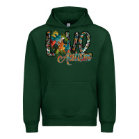 Foreset Green love autism Urban Hoodie - SublimationCraftShop
