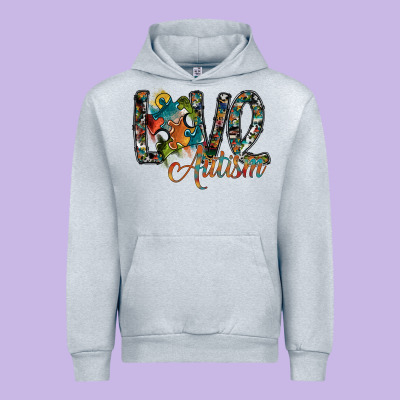Love Autism Urban Hoodie Designed By Sublimationcraftshop